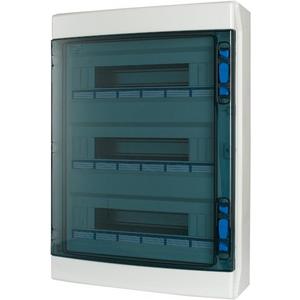 Installationskleinverteiler - Aufputz IKA Verteiler Industrie UV stabil 3-reihig 54 TE 586 x 418 mm - 174195