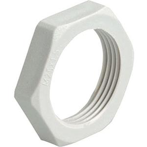 Gegenmutter für Kabelverschraubung - Gegenmutter Kabelverschraubung PG29 Polyamid hellgrau - 8229