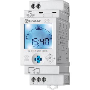 Zeitschaltuhr digital - Schaltuhr Reiheneinbau 1W - Astro Joystick / NFC programmierbar Android / iOS - 12.81.8.230.0000