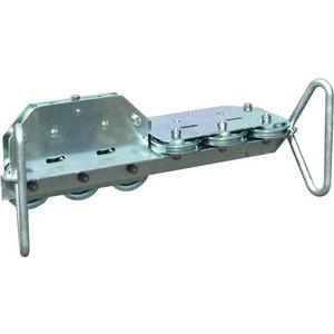 Zubehör für Erdung und Blitzschutz - Drahtrichtgerät St/gal Zn für Rd 7-10mm mit 10 Richtrollen u. Handgriffe - 597005