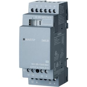 SPS-Digitales Ein-/Ausgangs-Modul - LOGO! DM8 24 Erweiterungsmodul SV/E/A 24V/24V/trans. 4 DE/4 DA - 6ED1055-1CB00-0BA2