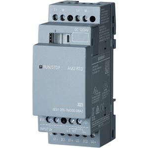 SPS-Analoges Ein-/Ausgangs-Modul - LOGO! AM2 RTD Erweit.Mod. SV DC12/24V 2AE -50 bis +200°C PT100/PT1000 - 6ED1055-1MD00-0BA2