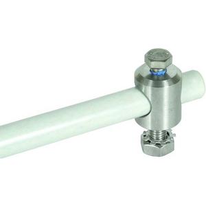 Zubehör für Erdung und Blitzschutz - Befestigungsbolzen D 16mm NIRO mit Schr. Mutter u. Zahnsch. für DEHNiso - 106309