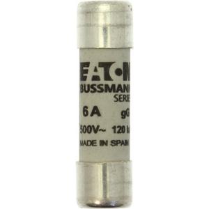 Zylindrische Sicherung - Sicherungseinsatz Niederspannung 6 A AC 500 V 10 x 38 mm gL/gG IEC - C10G6