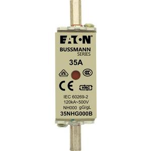 NH-Sicherungseinsatz - Sicherungseinsatz Niederspannung 35 A AC 500 V NH000 gL/gG IEC - 35NHG000B