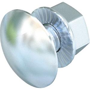 Flachrundschraube mit Vierkantansatz - Flachrundschraube mit Kombimutter M6x12 St F - 6406122