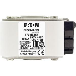 NH-Sicherungseinsatz - Sicherungseinsatz hohe Drehzahl 1000 A AC 690 V size 3 aR IEC UL - 170M6464