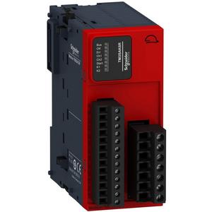 Gerät zur Überwachung von sicherheitsgerichteten Stromkreisen - TM3 Modul - integrierte Sicherheit E-STOP/SLB/MAT Kat.4 Schraubklemme - TM3SAK6R