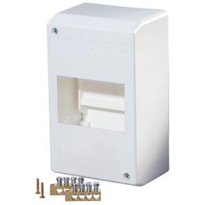 Installationskleinverteiler - AP Automatenkasten 4TE mit Klemmen 160x94x65 - APAK4K