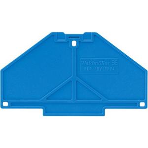 Abschluss- und Zwischenplatte für Reihenklemme - P-Reihe Abschlussplatte blau 3 mm - 1268010000