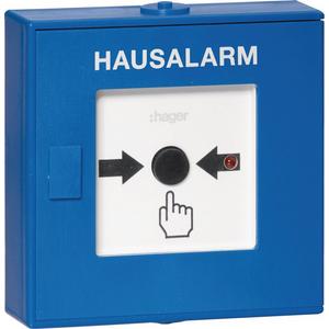 Nichtautomatischer Melder für Gefahrenmeldesystem - Funk - Druckknopfmelder Hausalarm - TG558A