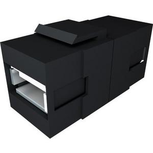 Modulare Kupplung - USB A/A 3.0 Keystone Modul schwarz im Polybeutel - 917.120