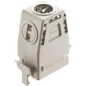 Gehäuse für Industriesteckverbinder - Schalengehäuse Baugröße: 6 B Rastverriegelung gerader/seitlicher Kabeleingang - 09330060401