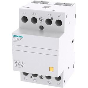 Installationsschütz Reiheneinbau - INSTA-Schütz mit 4 Öffnern Kontakt für AC 230V 400V 40A Ansteuerung AC - 5TT5043-0