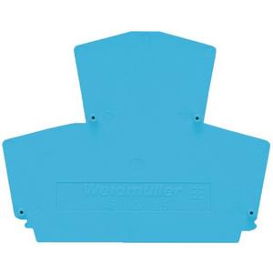 Abschluss- und Zwischenplatte für Reihenklemme - Abschluss- und Zwischenplatte W-Reihe blau 69 mm x 1,5 mm - 1059180000