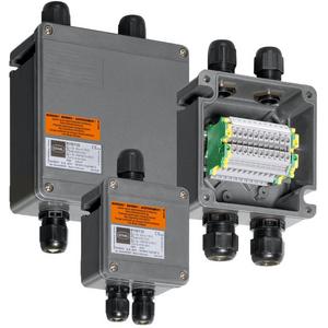 Klemmenkasten - Ex i Klemmenkasten Reihe 8118 inkl. 4 WAGO Klemmen und Kabeleinführung - 224643