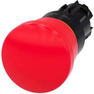 Frontelement für Pilztaster - NOT-HALT Pilz-Drucktaster 22mm rund KST rot 40mm Zugentriegelung - 3SU1000-1HA20-0AA0