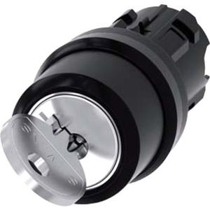 Frontelement für Wahlschalter - Schlüsselschalter Ronis 22mm rund KST Schliess-Nr. Sb30 2 Stellungen - 3SU1000-4BF01-0AA0