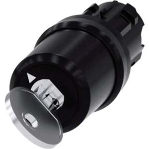 Frontelement für Wahlschalter - Schlüsselschalter Ces 22mm rund KST Schliess-Nr. Ssg10 2 Stellungen - 3SU1000-5BC01-0AA0