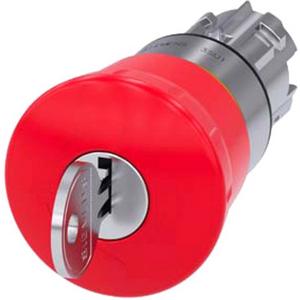 Frontelement für Pilztaster - NOT-HALT Pilz-Druckt. 22mm rnd MET rot 40mm Ronis Schliess-Nr. 455 - 3SU1050-1HG20-0AA0