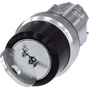 Frontelement für Wahlschalter - Schlüsselschalter Ronis 22mm rund MET Schliess-Nr. 455 2 Stellungen - 3SU1050-4CF01-0AA0