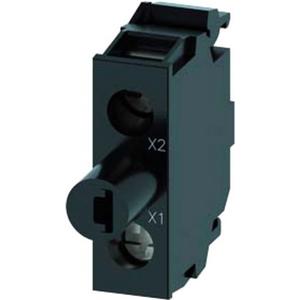 Lampenfassungsblock für Befehls- und Meldegeräte - LED Modul m. integr. LED 6-24 V AC/DC orange Schraub Bodenbef. - 3SU1401-2BG00-1AA0