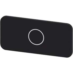 Bezeichnungsschild für Befehlsgeräte - Bezeichnungsschild für Schildgröße 12,5x27mm schwarz SymboL O - 3SU1900-0AC16-0QA0