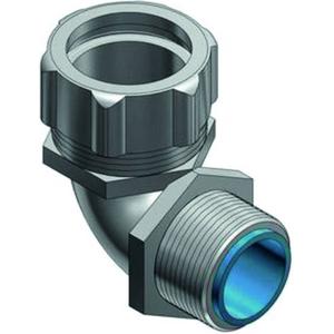 Metall-Schutzschlauch-Verschraubung - Verschraubung Metall 90° für Nenngröße 2" - Gewinde PG48 - 7TAD012330R0023