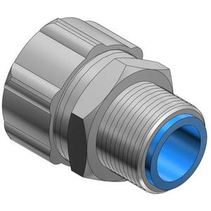 Metall-Schutzschlauch-Verschraubung - Verschraubung Metall gerade für Nenngröße 2" - Gewinde PG48 - 7TAD012330R0031