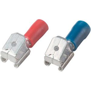 Rund-/Flachsteckverbindung - Flachsteckvert. Messing DIN 46245 für 1,5 bis 2,5mm² PVC-Isol. blau - 7TCI029770R0099