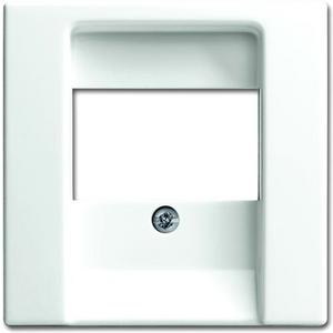 Kommunikationstechnik - Zentralscheibe für Quante-Telefonsteckdose (TDO) alpinweiß - 2CKA001724A4336