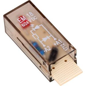 Relaissockel - LED - Steckmodul rot 6 - 24 V AC / DC - YMLRD024-A