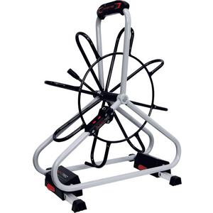 Kabeleinziehsystem - Profi Stahlhaspel inkl. Doppel-Auslaufsystem für Ø 6 mm - 20403