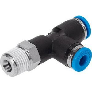 Pneumatische Leitungsverbindung - Quick Star T - Steckverschr. Standard Außengew. P1: 3/8 - P2: 10 mm - 153124