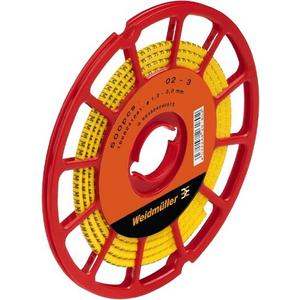 Kabelmarkierungssystem - CableLine Leiter - und Kabelmarkierer 1 - 3 mm / 3 x 3,4 mm gelb Buchstabe A - 1568241687