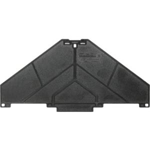 Abschluss- und Zwischenplatte für Reihenklemme - Abschlussplatte schwarz 3 mm P-Reihe - 1173720000