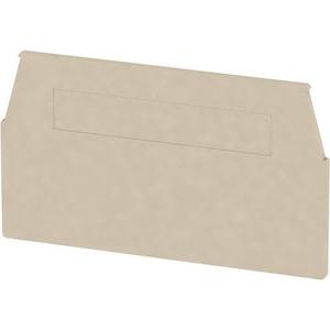 Abschluss- und Zwischenplatte für Reihenklemme - Abschlussplatte W-Reihe - 1074600000