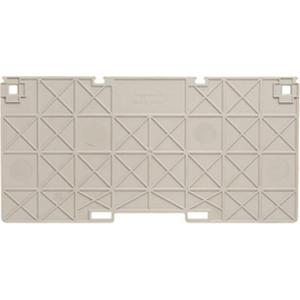 Abschluss- und Zwischenplatte für Reihenklemme - Bolzenklemmen Trennwand dunkelbeige 2 mm - 1780890000