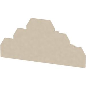 Abschluss- und Zwischenplatte für Reihenklemme - Abschlussplatte Z-Reihe - 1718370000