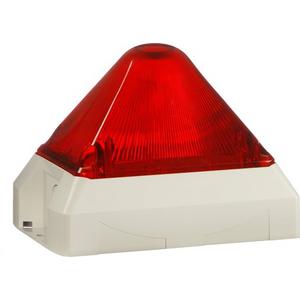 Blitzleuchte - PYRA Blitzleuchte ROT 230 V AC Gehäuse grau - 21550105055