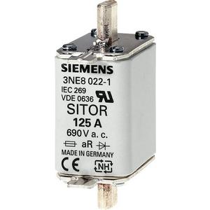 NH-Sicherungseinsatz - SITOR DOP.FUNKT.SICH. Betriebsklasse GR DIN 43620 125A AC 690V (GR.00) - 3NE1022-2