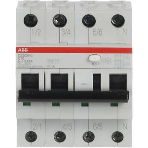 Kombination FI-Schalter/Leitungsschutzschalter - FI/LS Typ A 3+N-polig Charakteristik C Bemessungsstrom 16A 30mA 6kA - 2CSR256140R1164