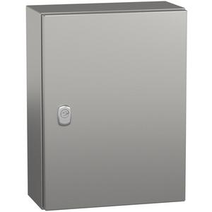 Schaltschrank (leer) - S3X Wandschrank Edelstahl 304L Volltür ohne Montageplatte H400 x B300 x T150 mm - NSYS3X4315