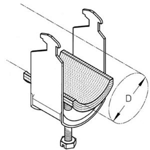 Bügelschelle - Kabelschelle für Durchmesser 29 - 32 mm Höhe 65 mm - 022573