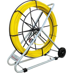 Kabeleinziehsystem - Glasfaserstab 250 m / Ø 15 mm mit Stahlhaspel stehend - 10101