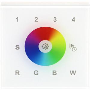 Steuergerät für Lichtregelsystem - Wandcontroller (white) RGBW RF SR-2820 - SR-2820