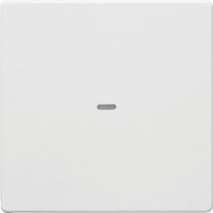 Abdeckung für Schalter, Taster, Dimmer, Jalousie - Abdeckung für Tastsensor-Modul 1-fach mit Linse Q.1/Q.3 polarweiß samt - 80960229