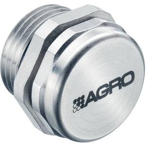 Verschlussschraube - Druckausgleich mit Membrane M16 x 1,5 Messing vernickelt - 2450.17.34