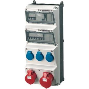 CEE-Steckdosen-Kombination - Steckdosen-Kombination 3xSSTD - 1x16/5 - 1x32/5 - IP 44 - AM 940349