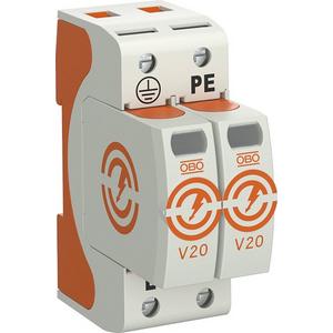 Überspannungsableiter für Energietechnik/Stromversorgung - Überspannungsableiter V20 2-polig 280 V - 5095162